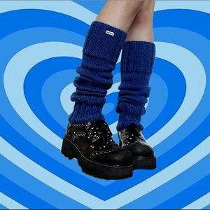 Blue Leg Warmers